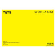 Guerrilla Girls Traditional Values shelf print